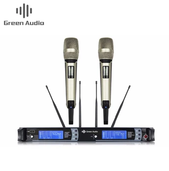 GAW-9000 najpredávanejšie v Ablibaba mikrofón bezdrôtový profesionálne UHF bezdrôtový mikrofón Audio Zelená